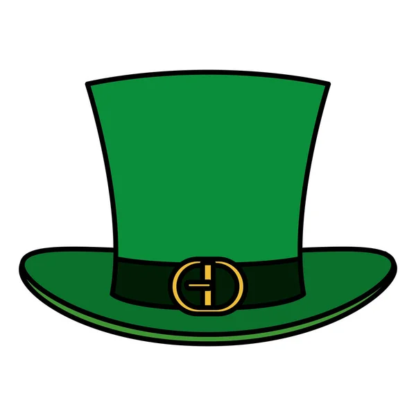 Irský skřítek klobouk saint patrick oslava — Stockový vektor