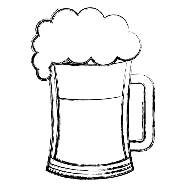 Bier jar viering pictogram — Stockvector