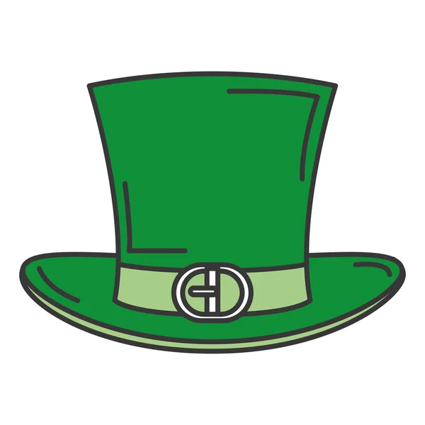 Elfo irlandés sombrero santo patrick celebración — Archivo Imágenes Vectoriales