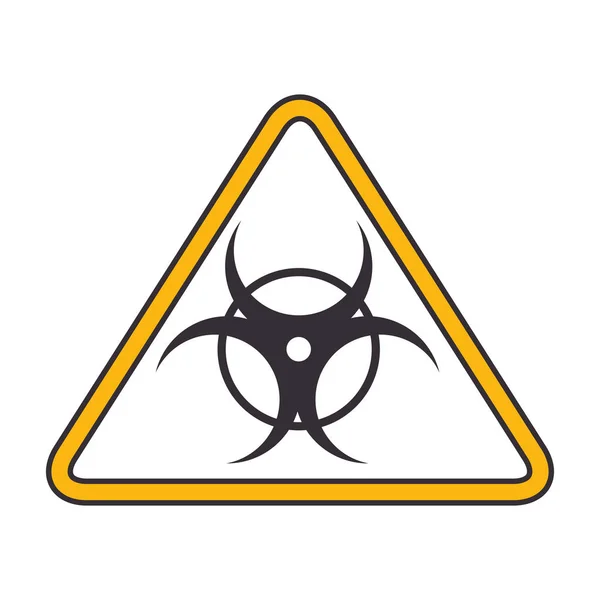 Biohazard sign icon — Stock Vector