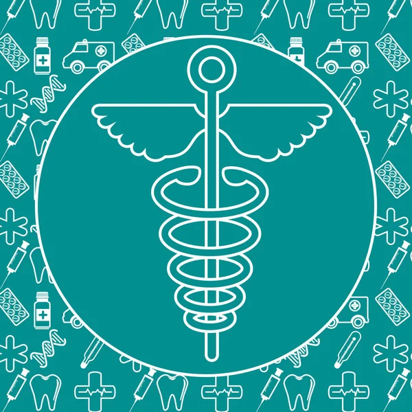 Icône de symbole de médecine — Image vectorielle