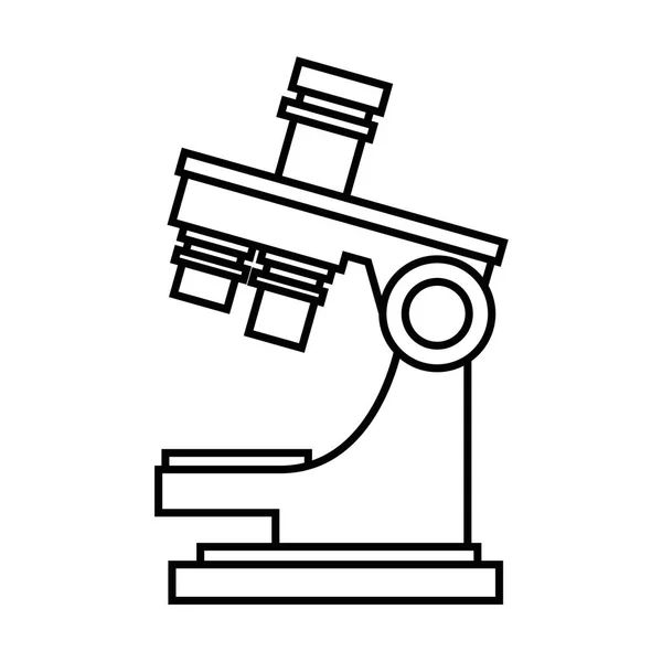 Imagen icono microscopio — Archivo Imágenes Vectoriales
