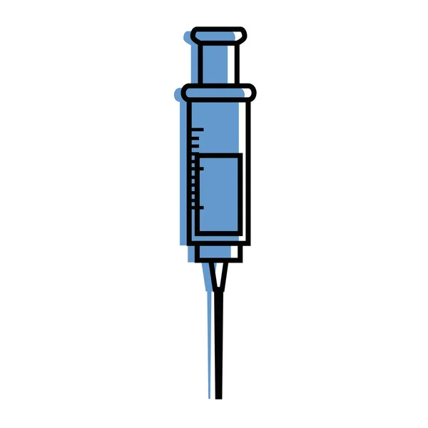 Needle medical symbol — Stock Vector