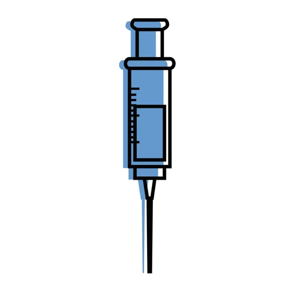İğne tıbbi sembolü — Stok Vektör