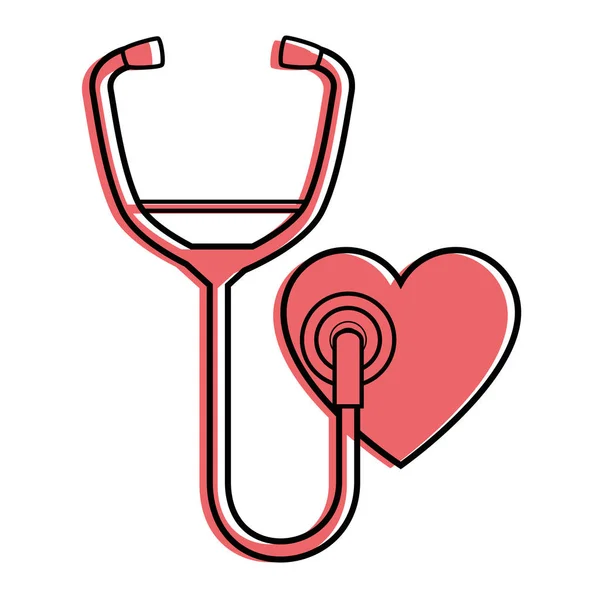 Kalp ve Kardiyoloji — Stok Vektör