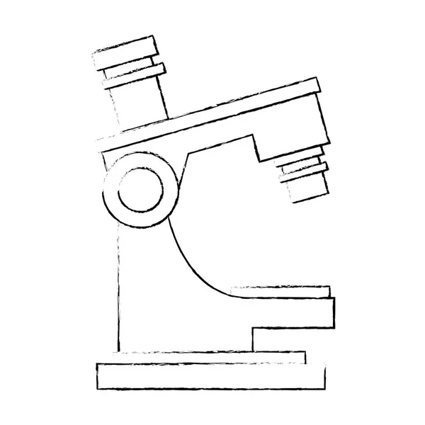 Herramienta de ciencia del microscopio — Archivo Imágenes Vectoriales