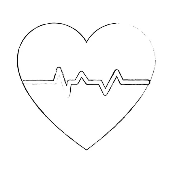 Corazón y cardiología — Vector de stock