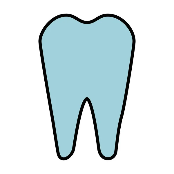 Immagine icona del dente — Vettoriale Stock