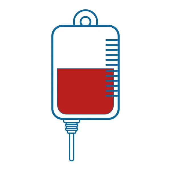 Εικονίδιο τσάντα αίμα — Διανυσματικό Αρχείο