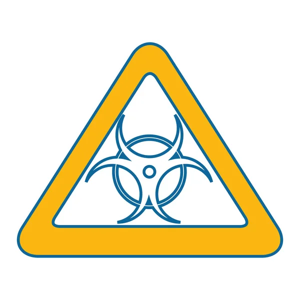 Ikona podepsat Biohazard — Stockový vektor