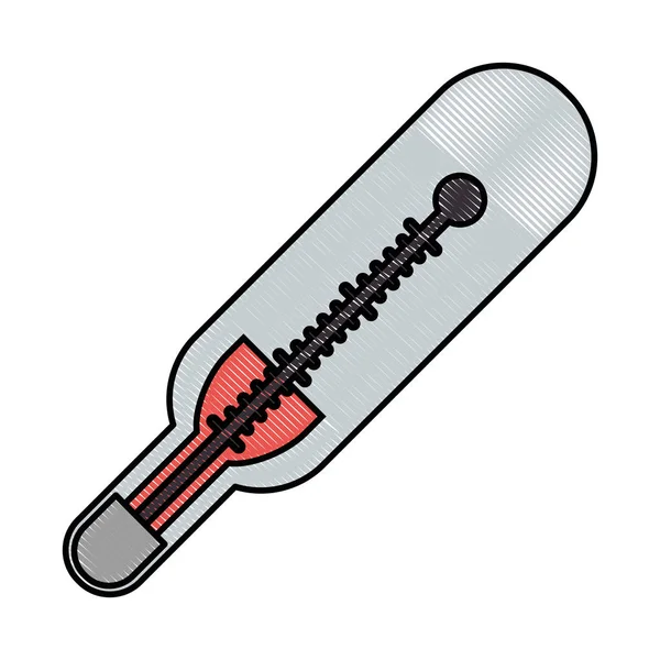 Afbeelding thermometer icoon — Stockvector