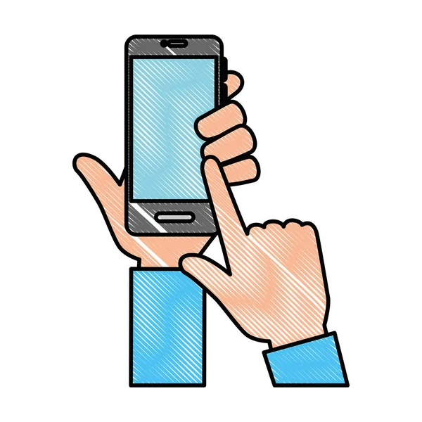 Smartphone med medicinsk app-ikonen — Stock vektor