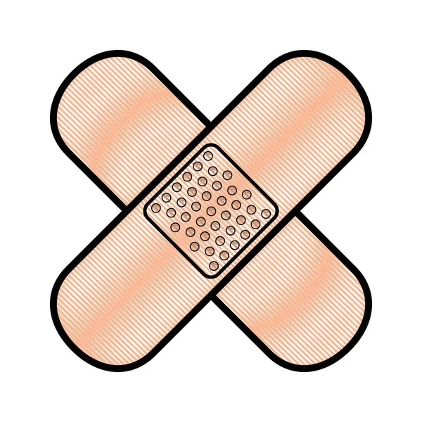 Adhesive bandages icon — Stock Vector