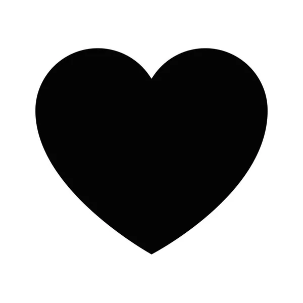 Imagen icono del corazón — Vector de stock
