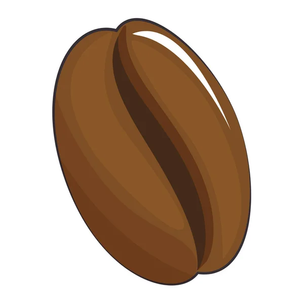 Icono de grano de café — Vector de stock