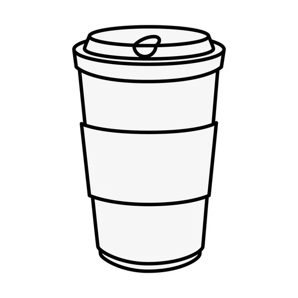 Koffie drinken ontwerp — Stockvector