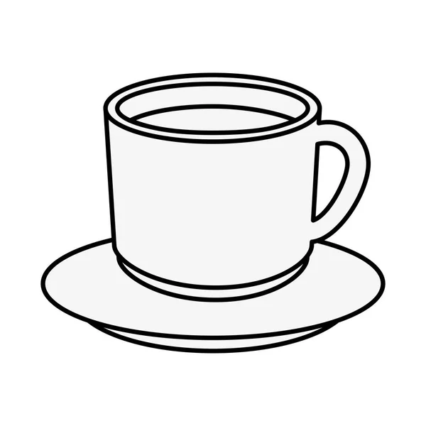 Koffiebeker pictogram — Stockvector