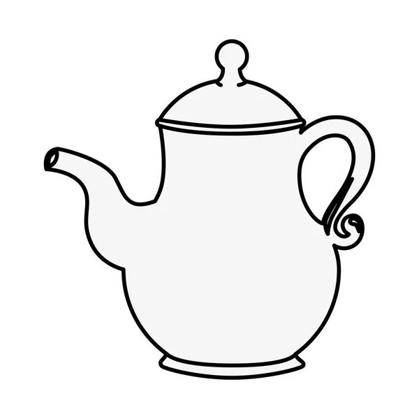 Koffiepot pictogram — Stockvector