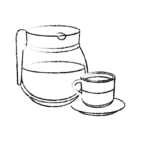 Kaffemugg ikon — Stock vektor