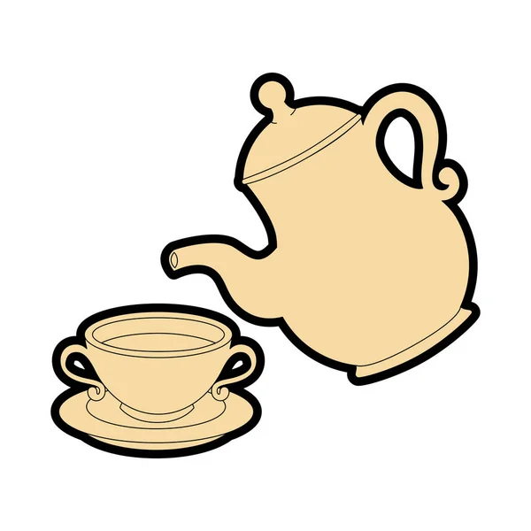 Koffiebeker pictogram — Stockvector