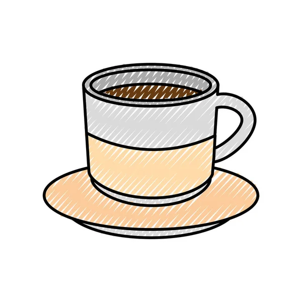 Koffiebeker pictogram — Stockvector