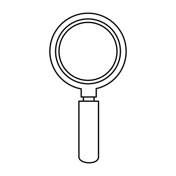 Magnifying glass icon — Stock Vector