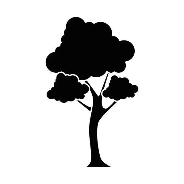 Árbol icono imagen — Vector de stock