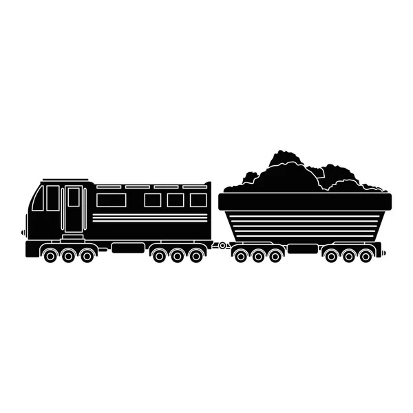 Vonat ikon kép — Stock Vector