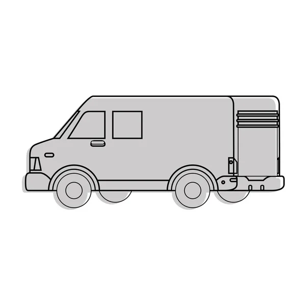 Lading vrachtwagen pictogram — Stockvector