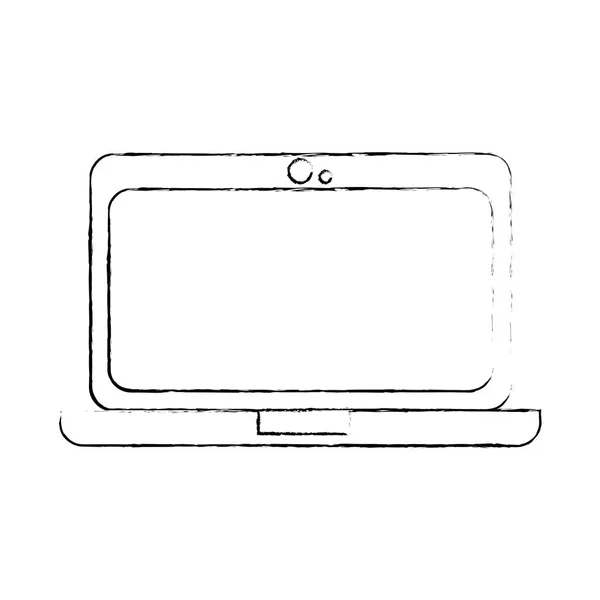 Laptop computer icoon — Stockvector