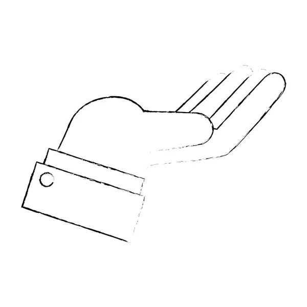 Menselijk handpictogram — Stockvector