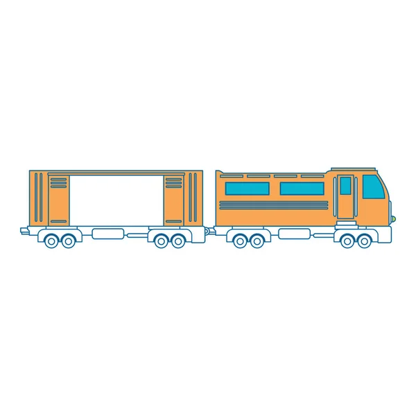 Train icon image — Stock Vector