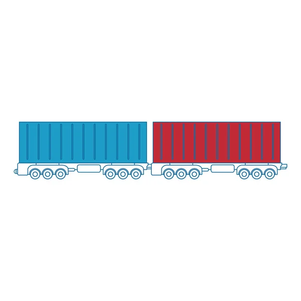 Ikonbild för vagnar — Stock vektor