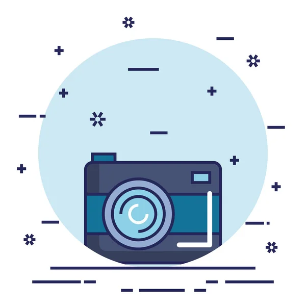 Câmera foto on-line web app ícone digital —  Vetores de Stock