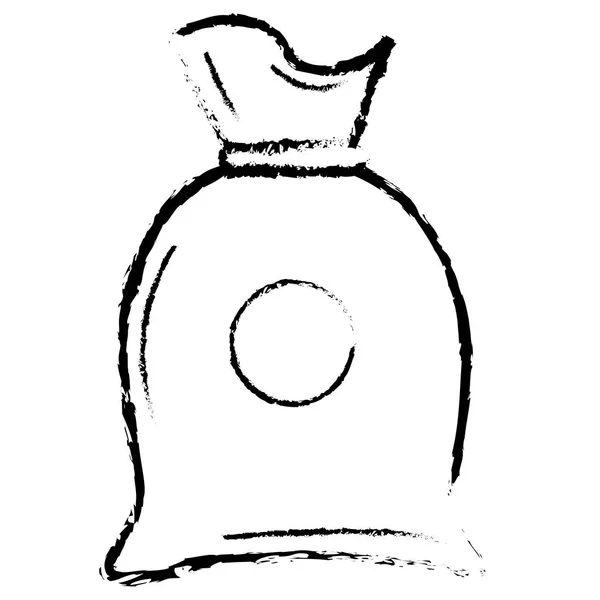 Иконка мешка ткани — стоковый вектор