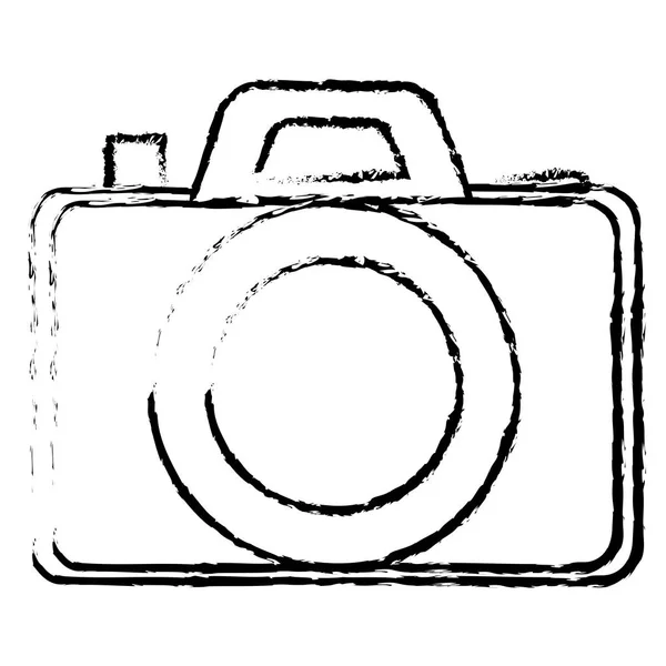 Fotografische geïsoleerde camerasymbool — Stockvector