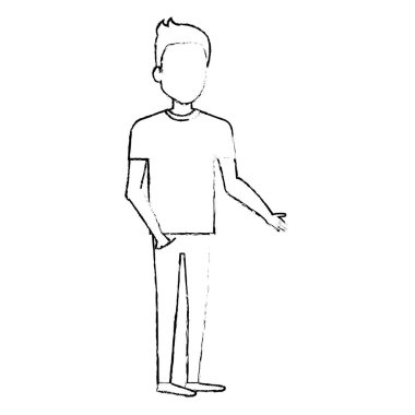 genç adam avatar karakter