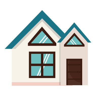 dış ev izole simgesi