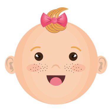 Bebek yüz mutlu