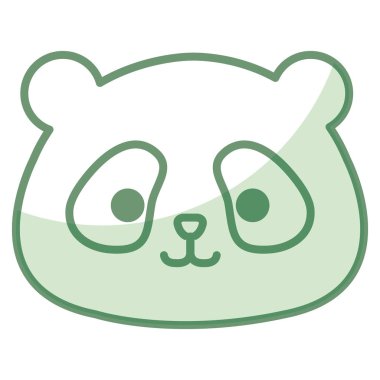 hayvan panda vektör halat