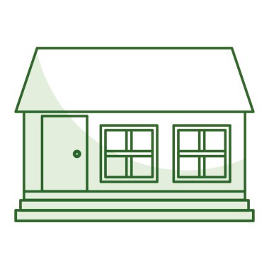 dış ev izole simgesi