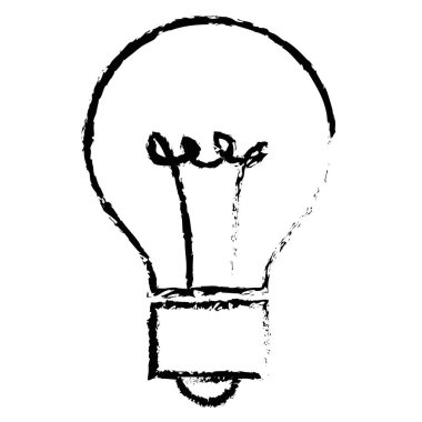 Ampul Işık izole simgesi