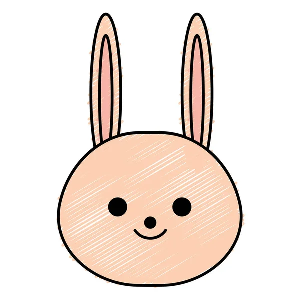 Schattige kleine konijn karakter — Stockvector