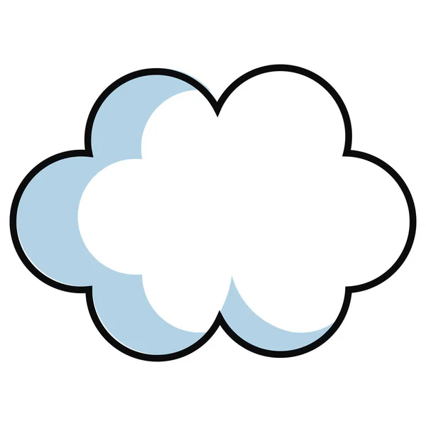 Cloud sky baby — Stock Vector