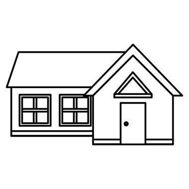 dış ev izole simgesi