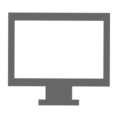 bilgisayar masaüstü izole simgesi