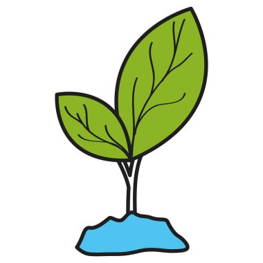 bitki ekoloji simgesi yapraklar