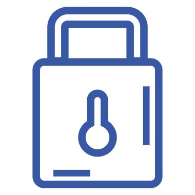 Güvenlik kilit kilitli