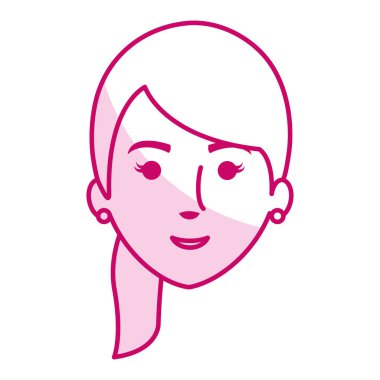 güzel ve genç kadın baş