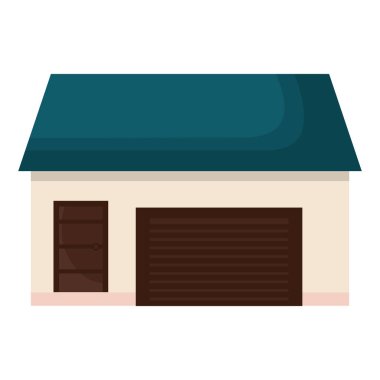 dış ev izole simgesi